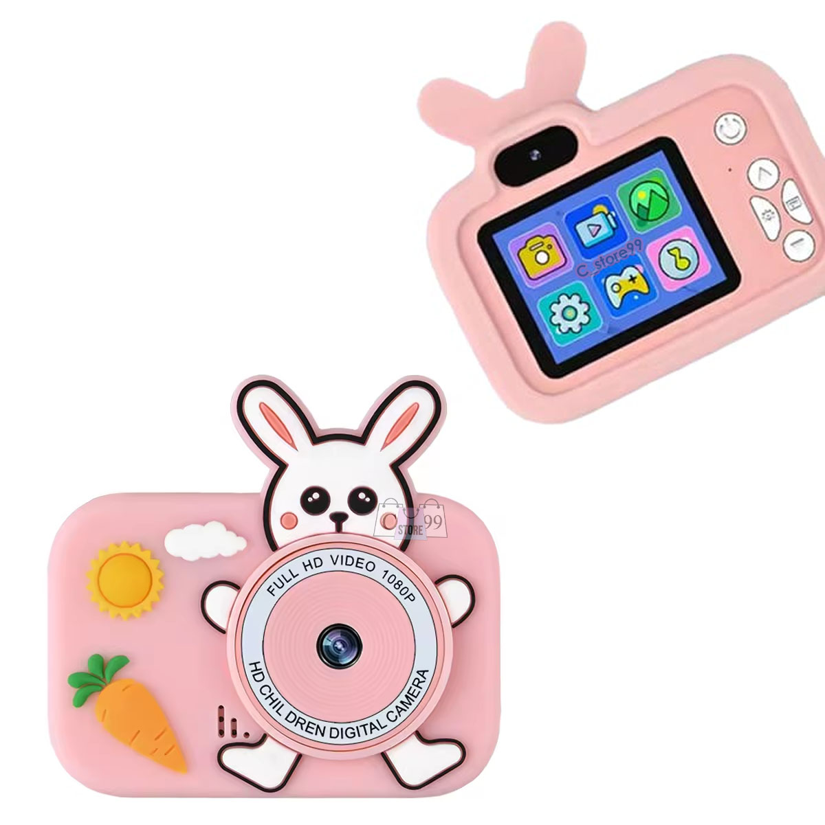 Vista 2 de Cámara De Fotos Y Videos Para Niños - COLOR: Azul